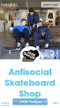 Mobile Screenshot of antisocialshop.com
